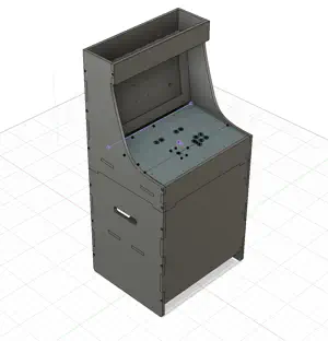 Fusion 360 Design - Arcade Cabinet Final